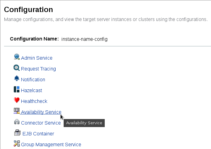 Payara 4.1.2.172 Availability Service